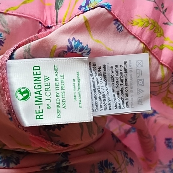 J Crew Liberty Fabric ruffle front blouse size XS - Picture 9 of 10